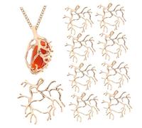 Veemoon 10 Pièces Coiffe En Épingle à Cheveux Parure De Cheveux Rustique Postiche De Charme Bijoux De Cheveux De Branche Casque Artistique Golden Cuivre