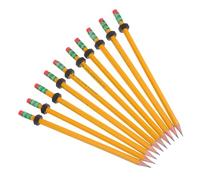 Veemoon 10 Pièces Crayons Fileté avec Écrou Coulissant de Crayons Ergonomiques Anti-stress pour Garçon Fille Outil Sensoriel Silencieux pour École Bureau et Maison