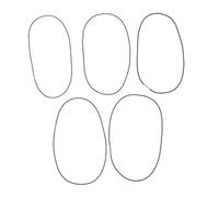 Veemoon 10 Pièces Élastiques pour de Voyage Nylon Bandes Extensibles Ajustables pour Reliure Organisation de Planners et Sécurisation de Journaux Cuir Accessoires Robustesse