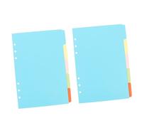 Veemoon 10 pièces Intercalaires Classeur Onglets Couleurs pour Cahier à Anneaux Séparateurs Résistants et Réutilisables pour Organisation de Rapports et Notes