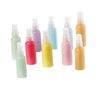 Veemoon 10 pièces Lot de Bouteilles Vaporisateur Macaron Épaisses Pet Flacons Rechargeables Multifonctionnels pour Parfum Maquillage Voyage Spray Fin Assortiment