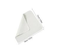 Veemoon 10 pièces Lot de Chiffons Microfibre pour Lunettes Coton Pur Absorbants et Durables Multi-usages pour Lunettes Écrans de Téléphone et Objectifs de Caméra Gris et Blanc