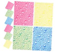 Veemoon 10 pièces Lot de Chiffons Microfibres Épais pour Lunettes Lingettes Optiques Anti-buée Nettoyage des Verres et Lentilles Compacte pour Usage Personnel et Couleur Couleur Aléatoire