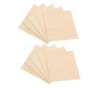 Veemoon 10 pièces Lot de Planches Rectangulaires Contreplaqué Tilleul pour Gravure Artisanale DIY Modélisme Décoration