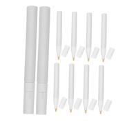 Veemoon 10 Pièces Marqueurs Rechargeables Vide à Pointe Ronde Accessoires de Remplissage pour Peinture Acrylique Permanente Compatible pour Retouches Graffiti et Dessin