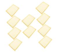 Veemoon 10 pièces Papier Certificat Épais avec Bordure Dorée Insert Vierge pour Impression de Récompenses Scolaires Lot Papier à Certificat Blank pour Diplômes Élégants