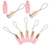 Veemoon 10 Pièces Pearl Glass Essential Oil Bottles With Stainless Steel Roller Balls Refillable Leakproof Perfume Containers For Travel And Daily Use