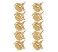 Veemoon 10 Pièces Pendentif Chapeau Diplômé 2025 Or Acier Inoxydable | Bijoux pour Création, Souvenir Commémoratif, Fournitures Artisanales 2025