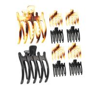 Veemoon 10 Pièces Pince à Cheveux Strass Brillantes Pour Femmes - Accessoires Élégants En Plastique Pour Coiffure - Pinces à Cheveux Grandes Et Décoratives Idéales Pour Fêtes Et