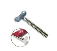 Veemoon 10 Pièces Presse Pâte Tube Acier Extrudeur Semi Circulaire Manuel Outil de Distribution Métallique pour Dentifrice Accessoires pour Maison Couleur Argentée