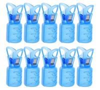 Veemoon 10 Pièces Protège-Crochet Bleu en Plastique, Capuchon pour