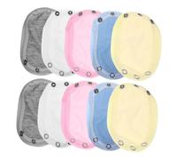 Veemoon 10 pièces Rallonge Body Garçon Fille Coton Extensible et Lavable pour Combinaisons Garçon Fille Double Confortable pour Bodysuit et Jumpsuits
