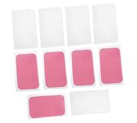 Veemoon 10 Pièces Reusable Silicone Eyelash Extension Pads Ultra-thin Lash Grafting Support For Precision Application In Beauty Salons And Makeup Use