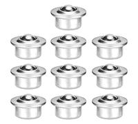 Veemoon 10 Pièces Roulettes à Roulement Billes Métallique Roulement Monté Billes Pour Transfert Lot De