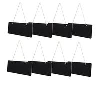 Veemoon 10 pièces Tableau Mémo Suspendu Naturel Effaçable Craie pour Messages Porte et pour Maison Boutique et Bureau