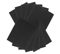 Veemoon 10 Pièces Tampon de Ponçage Auto-adhésif pour Griffes de Chien et Chat, Lime à Ongles Douce en Papier Abrasif Noir, Compatible Multi-Animaux pour Soin des Ongles à Domicile