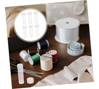Veemoon 10 Pièces Transparent Sewing Needle Storage Tubes Organizer Plastic Holder for Craft Accessories PP Material