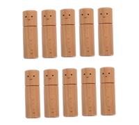 Veemoon 10 Pièces Wooden Peg Dolls Unfinished Natural Wood Figures For DIY Painting Sketching Crafting With Stable Base Safe Material For Home Decor