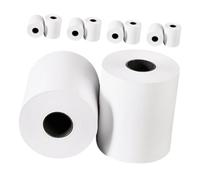 Veemoon 10 Rouleaux Bobines Thermique pour Caisses de Impression Précise et pour Supermarchés Restaurants et Hôpitaux