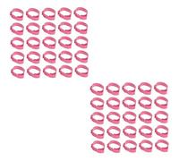 Veemoon 100 Bagues D'Identification Colorées pour Oiseaux - Fournitures pour Cockatiels - Perruches Pigeons Et Poules Accessoires Pratiques Et Durables pour L'Élevage d'oiseaux