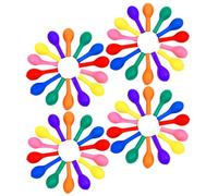 Veemoon 100 Ballons Fluorescents 12 Pouces en Latex, Légers 2,8 G, Brillent le Noir pour Décoration Fête Fluo, Soirées Anniversaire et Événements Lumineux