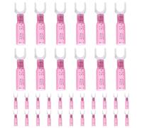 Veemoon 100 Cosses à Fourche Thermorétractables Étanches Connecteurs Électriques Pré-Isolés à Sertir 125 Mm² 100 Pièces Connecteurs de Câbles pour Applications Automobiles et