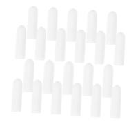 Veemoon 100 Pièces bouchon de protection lave-vaisselle Poup de pointe de l'extrémité pour lave-vaisselle gardiens de lave- PVC blanche