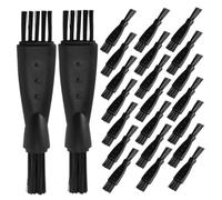 Veemoon 100 pièces Brosse de Nettoyage Double Tête Nylon Souple Brosse Étroite Multifonctionnelle Plastique pour Rainures et Crevasses Compacte pour Salle de Bain et Voyage