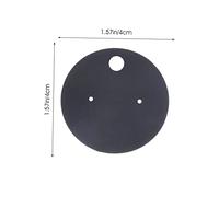 Veemoon 100 pièces Cartes Porte Boucles Oreilles Papier Kraft Noir Supports Affichage Vintage pour Bijoux Cartes Vierges pour Organisation et Oreillettes