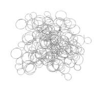 Veemoon 100 Pièces Crystal Lamp Pendant Hooks Stainless Steel Figure Metal Connectors For Chandelier Beads Secure Fastening Clips For Decorative Lighting And DIY Crystal Lamp Accessories