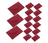 Veemoon 100 Pièces Enveloppes Décoratives Vin Rouge pour Invitations Vierges Format Papier Adaptées pour Événements Professionnels Mariages Showers et Créations DIY