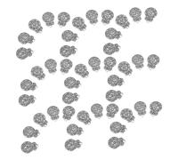 Veemoon 100 Pièces Five Element Blessing Jewelry Set Chinese Style Metal Pendant Charms For Necklace Bracelet And Earrings Making Vintage Alloy Fade-resistant Accessories Mixed Style