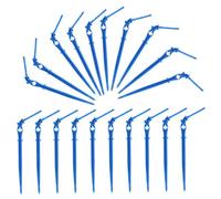 Veemoon 100 pièces Kit Irrigation Goutte à Goutte Bleu pour Plantes Pot Émetteurs Eau Contrôle Accessoires Système Irrigation pour Usage