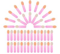 Veemoon 100 Pièces Mini Makeup Brush Set Compact Eyeshadow And Lip Applicators Portable Cosmetics Tools For Precise Makeup Touchups