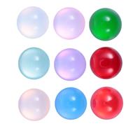 Veemoon 100 pièces Opal Inlay Resin Ring Surfaces DIY Jewelry Material Handmade Decorative Cabochons For Crafting Couleur Aléatoire Couleur Aléatoire