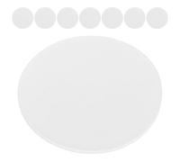 Veemoon 100 Pièces Pastille Adhésive Double Face Ronde Blanche Amovible pour Décorations et Organiseurs, Adhérence Forte pour Pare-brise et Tableau de Bord de Voiture