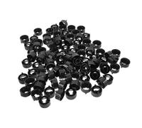 Veemoon 100 Pièces Support de Lentille Acrylique pour Spot Led, Mini Support de Lentille, Plastique Noir, Accessoire de Plafonnier, Fixation Sécurisée, Installation Rapide, Intérieur,