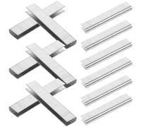 Veemoon 1000 Pièces Agrafes Pneumatiques en Acier Carbone de U pour Agrafeuse Manuelle, Pratiques et Réduisant les Bourrages, Travail Professionnel du Bois