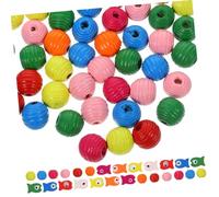 Veemoon 100pièces Accessoires pour Jouets De Perroquet Blocs Bois Multicolores pour Interaction Et Éducation des Oiseaux