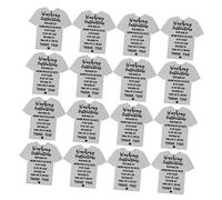 Veemoon 100pièces Étiquettes De Lavage Vêtements Cartes Instructions De Soins Shirts Fournitures pour Petits Commerces Écologiques Et Pratiques