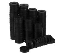 Veemoon 100pièces Patins Amortisseurs Caoutchouc Pour Climatiseurs Centraux Systèmes De Plafond Conduits Réduisant Le Bruit Vibrations Installation Facile