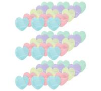 Veemoon 100pièces Sachets Plastique Forme de Cœur Sachets à Bijoux Auto-scellants à Fermeture Éclair pour Biscuits et Friandises Petits Refermables pour Conservation des Aliments