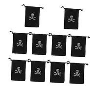 Veemoon 10pièces à Pirate Avec Cordon De Serrage Lot De Thématiques Pour Halloween Et Rangement Annuel Décoration Et Accessoire Pratique