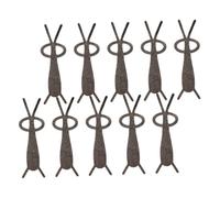 Veemoon 10pièces Aimants Cœur Œil de Chat pour Ongles Kit Magnétique de Nail Art DIY Outil Professionnel Fer pour Pose de Vernis Gel