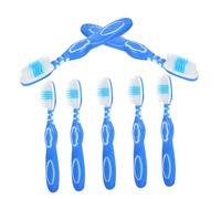 Veemoon 10pièces Brosses à Dents Petites à Poils Moyens Manche Court Souple Pour Nettoyage Sécurité Renforcée Adaptées Aux Établissements Pénitentiaires