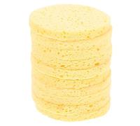 Veemoon 10Pièces Éponge Nettoyante Réutilisable Lot de Exfoliation Douce pour Types de Peau pour Démaquillage Nettoyage Voyage Compacte