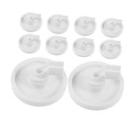 Veemoon 10pièces Et Supports Plastique Pour Réparation Bac Inférieur De Lavage De Remplacement Pour Réparations De Lave-vaisselle