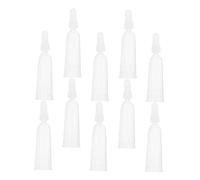 Veemoon 10pièces Lot De Flacons Compte-gouttes Transparents Applicateur De Colle Portable Embout De Distributeur Pour Distribution De Liquide Précise