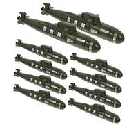 Veemoon 10pièces sous-Marins Jouets Militaires Figurines De Simulation Décoration De Bureau Modèle De sous-Marin Ornement De Jardin Jouet Équipement