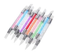 Veemoon 10pièces Stylo pour Nail Art à Double Pointe Pinceau Acrylique pour Sculpture sur Outils pour Création Effets de Dessin Modelage